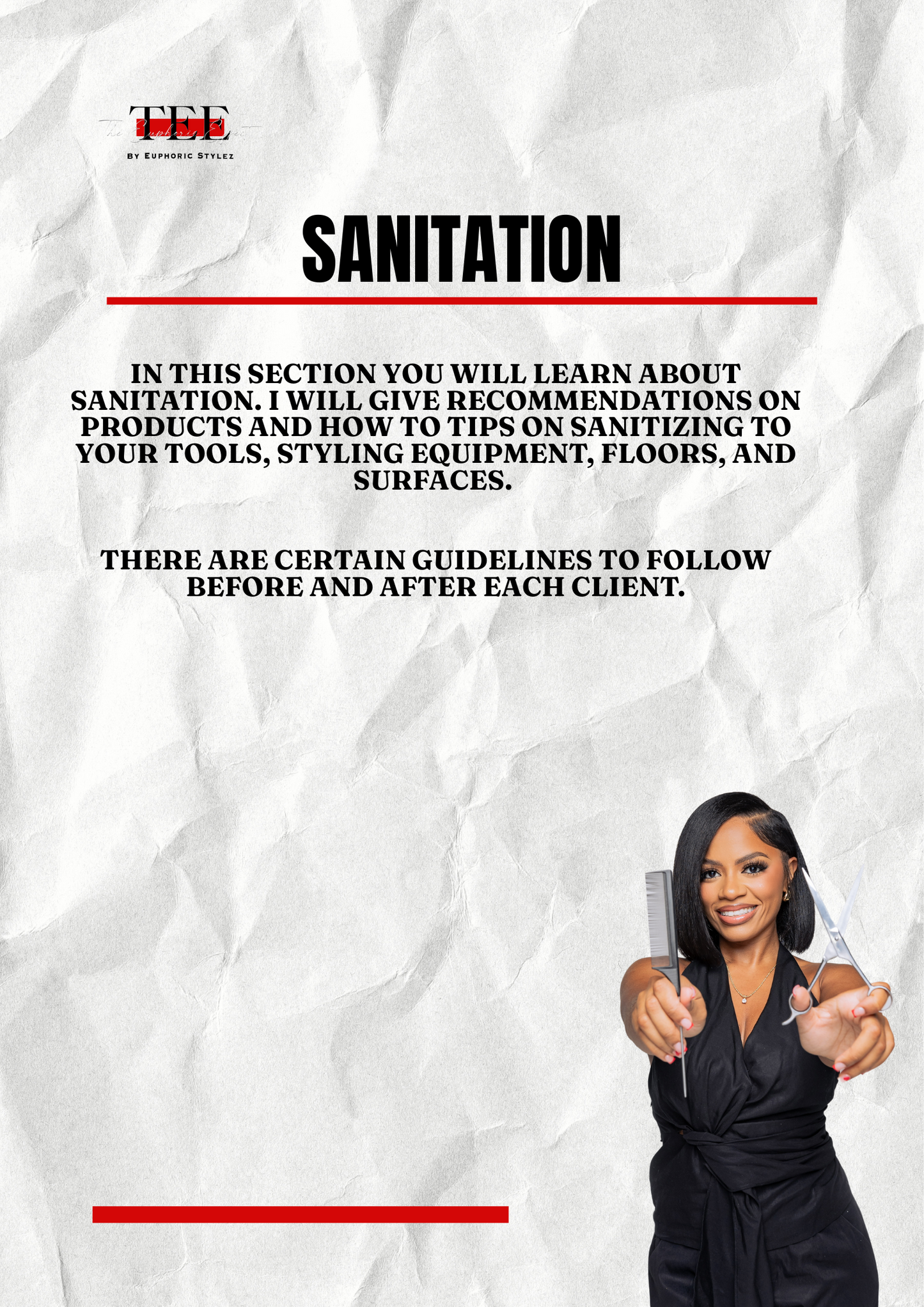 Client Care and Sanitation Guide